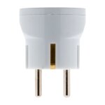 Adaptateur m france / f italie blanc
