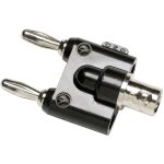 Adaptateur de mesure bnc femelle - banane m�le 4 mm