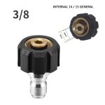 Adaptateur pour nettoyeur haute pression, accessoire de connexion rapide 1 / 4 pouces, à dégagement immédiat, ... Adaptateur pour nettoyeur haute pression, accessoire de connexion rapide 1 / 4 pouces, à dégagement immédiat, ...