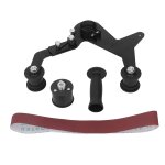 Adaptateur de ponceuse  bande en acier inoxydable, meuleuse d'angle robuste et stable, adaptateur de ...