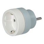 Adaptateur prise 2p + t 16a 230v pour fiche standard germanique sur prise standard fran�ais legrand leg50382 ...
