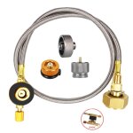 Adaptateur de recharge de gaz pour cuisinire  gaz de camping, accessoires de connecteur de four prcieux, ...