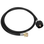 Adaptateur de réservoir de gaz propane, tuyau de 1. 2m, tuyau de convertisseur pour poêle de camping, ... Adaptateur de réservoir de gaz propane, tuyau de 1. 2m, tuyau de convertisseur pour poêle de camping, ...