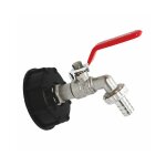 Adaptateur de réservoir ibc vers connecteur 1 / 2 pour tuyau d'arrosage - robinet en laiton avec raccord ... Adaptateur de réservoir ibc vers connecteur 1 / 2 pour tuyau d'arrosage - robinet en laiton avec raccord ...