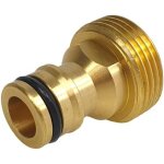 Adaptateur de robinet avec filetage extrieur - raccord de robinet en laiton pour tuyau d'arrosage (compatible ...
