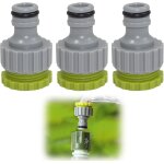 Adaptateur robinet tuyau, 3 pices 2 - en - 1 connecteur de tuyau, compatible avec gardena, raccord 1 ...
