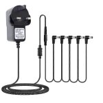 Adaptateur secteur pour pedale 9 v, alimentation pour effets de guitare avec cables en guirlande a 5 ... Adaptateur secteur pour pedale 9 v, alimentation pour effets de guitare avec cables en guirlande a 5 ...