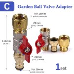 Adaptateur de tuyau de assujetà bille en laiton, rallonge de sucette, joint de couplage, connecteur rapide, ... Adaptateur de tuyau de assujetà bille en laiton, rallonge de sucette, joint de couplage, connecteur rapide, ...