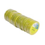 Advance 173785 - at7 pvc - 10 x rubans adh�sif isolant 15mmx10m jaune / vert - retardateur de flamme