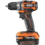 Aeg perceuse visseuse subcompact 18v brushless bs18sbl - 202c , 2 batteries pro lithium 2, 0 ah, mandrin ...
