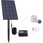 A�rateur de bassin solaire 2, 5 w pompe de bassin solaire pompe � oxyg�ne solaire enfichable avec tube ...