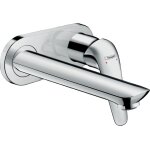 Afaire hansgrohe - novus mitigeur de lavabo encastr� mural, bec 195 mm, bonde � �coulement libre