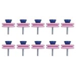 Affteur de lame de tondeuse en corindon double couche, 10 pices, usure universelle, affteur de lame ...