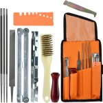 Affuteuse de chaine tronconneuse kit 11 pcs kit affutage chaine trononneuse kit de limes d'afftage ...