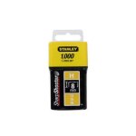 Agrafes 6mm type h - 1000 pieces stanley - 3253561060243