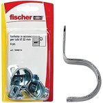 Agrafe en acier galvanisé - fischer - lot de 10 chevilles fischer f - k blister Agrafe en acier galvanisé - fischer - lot de 10 chevilles fischer f - k blister