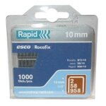 Agrafes décoration et finition n958 - Ø10 mm - lot de 1600 - rapid Agrafes décoration et finition n958 - Ø10 mm - lot de 1600 - rapid