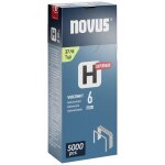 Agrafe � fil fin h type 37 agrafe l. 10, 6mm 6mm 0, 75mm super dure 5000 pi�ces. novus
