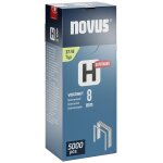 Agrafe � fil fin h type 37 agrafe l. 10, 6mm 8mm 0, 75mm super dure 5000 pi�ces. novus