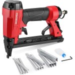 Agrafeuse pneumatique avec 1884 agrafes workpro, cloueuse pneumatique utilis�e les agrafes de type 71 ...