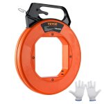 Aiguille electricien - vevor - tire fils electrique tire fil cble electrique acier 73, 2m 3mm botier ...