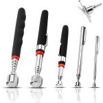 Aimant telescopique tiges magntiques lot de 5 tiges ramasseur outil de ramassage magntique extensible ...