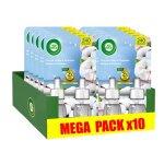 Air wick lot de 10 recharges diffuseur désodorisant electrique huiles essentielles coton duopack Air wick lot de 10 recharges diffuseur désodorisant electrique huiles essentielles coton duopack