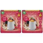 Air wick lot de 2 diffuseurs huiles essentielles brume parfum�e vanille diffuseur + 1 recharge