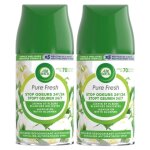 Air wick lot de 2 recharges désodorisant freshmatic pure fresh jasmin - 250 ml Air wick lot de 2 recharges désodorisant freshmatic pure fresh jasmin - 250 ml
