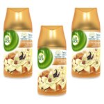 Air wick lot de 3 désodorisants recharge freshmatic vanille & caramel - 250 ml Air wick lot de 3 désodorisants recharge freshmatic vanille & caramel - 250 ml