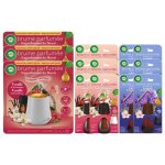 Air wick lot de 3 diffuseurs lumineux vanille 20ml + 4 recharges: 2xvanille et framboise + 2xlavande ...