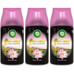 Air wick lot de 3 recharges diffuseur freshmatic max rare fleur de lotus du sichuan 250 ml
