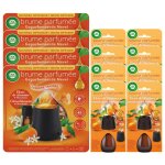 Air wick lot de 4 diffuseurs lumineux fleur de citronnier 20ml + 2 recharges fleur de citronnier