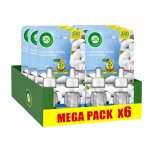 Air wick lot de 6 recharges diffuseur désodorisant electrique huiles essentielles coton duopack Air wick lot de 6 recharges diffuseur désodorisant electrique huiles essentielles coton duopack