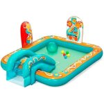 Aire de jeux et piscine gonflable - bestway - retro groove - 193 cm x 152 cm x 74 cm - multicolore - ... Aire de jeux et piscine gonflable - bestway - retro groove - 193 cm x 152 cm x 74 cm - multicolore - ...