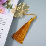 Marque - pages ajours dors en feuille de lotus, breloques pour ordinateur portable, etiquette cadeaux ...
