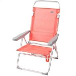 Aktive chaise pleg alu 5 pos 48x57x99cm avec asa - textileno - flamingo