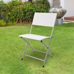 Aktive chaise pliante de jardin unisex 46 x 55 x 81 cm blanc