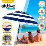 Aktive parasol d240 tubo uv50 unisex one size bleu