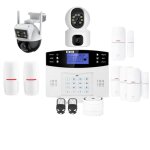 Alarme maison avec caméra ip lifebox evolution kit ip4 - 2 caméras double objectif Alarme maison avec caméra ip lifebox evolution kit ip4 - 2 caméras double objectif