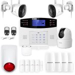Alarme maison sans fil gsm et 3 cam�ras wifi kit ip3