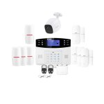 Alarme maison sans fil gsm lifebox et camra sans fil evolution kit connect 4