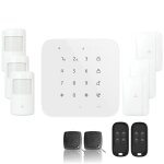 Alarme maison wifi et gsm 4g sans fil connect�e casa - kit 3