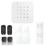 Alarme maison wifi et gsm 4g sans fil connecte casa - kit 5