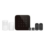 Alarme maison wifi et gsm 4g sans fil connectée casa noire - kit 1 Alarme maison wifi et gsm 4g sans fil connectée casa noire - kit 1
