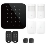 Alarme maison wifi et gsm 4g sans fil connect�e casa noire - kit 2