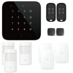 Alarme maison wifi et gsm 4g sans fil connect�e casa noire - kit 3