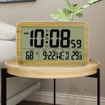 Alarme murale num�rique lcd, horloge electronique, montre de table, thermom�tre, capteur de temp�rature ...
