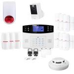 Alarme sans fil connectée gsm avec sirène pour maison kit connecté 6 Alarme sans fil connectée gsm avec sirène pour maison kit connecté 6