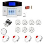 Alarme sans fil gsm pour personne fragile kit 2